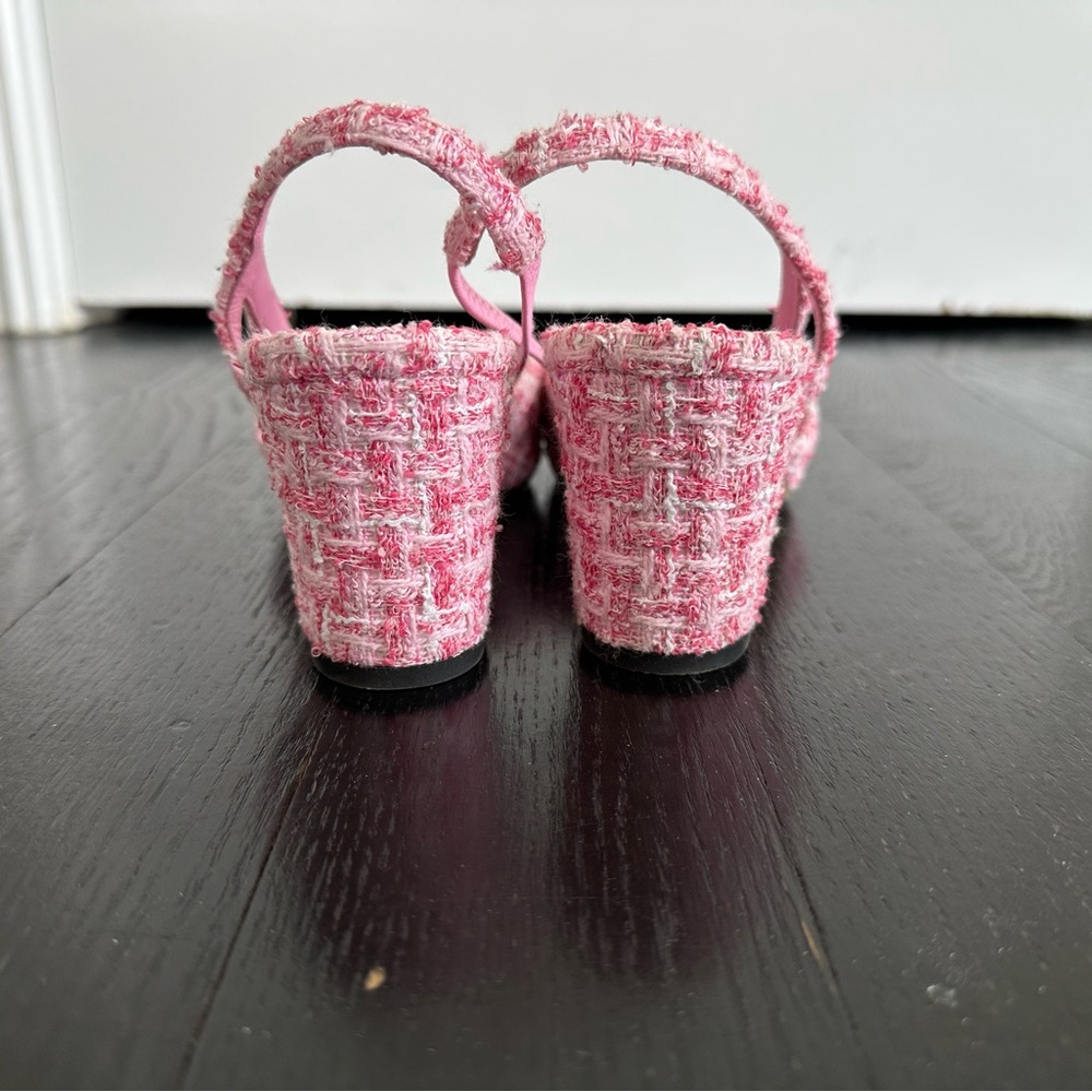 Chanel Tweed Slingback Coco Heel CC - Picture 5 of 6